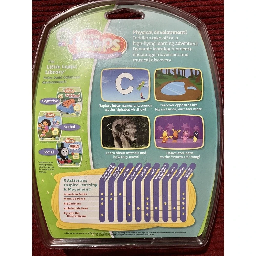 LeapFrog Baby Little Leaps The Backyardigans Leap Ahead Learning Concepts Toy